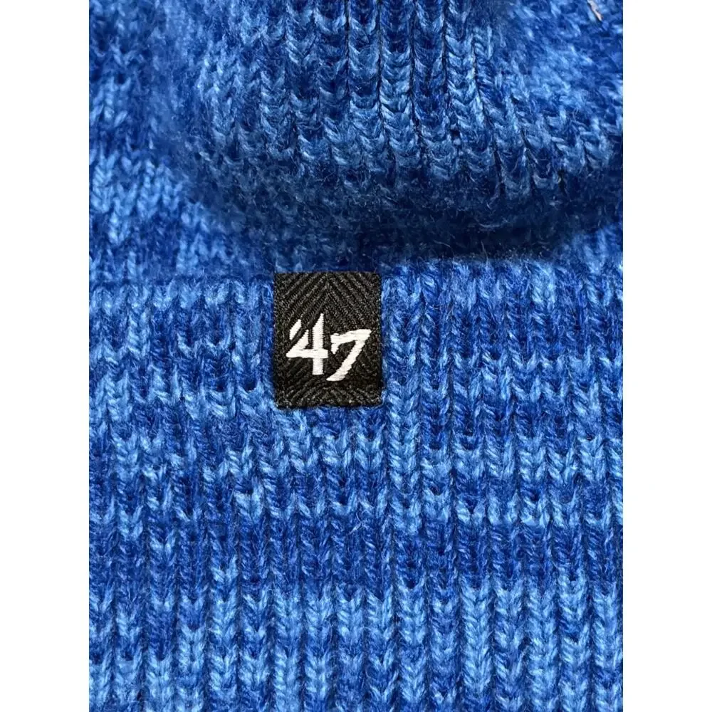 Indianapolis Colts Beanie Hat Blue Knit Cuffed 47 Brand OSFA NFL Winter Cap